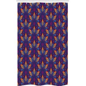 ABAKUHAUS Mandala Cortina para baño, Vibrante Floral Adorna…