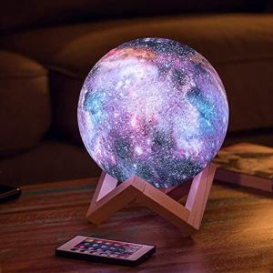 15cm Lampara Luna Galaxia Lampara Noche 16 Colores 3D Luna…