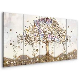 murando - Cuadro en Lienzo Arbol Klimt 150x60 cm 5 piezas -…