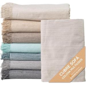 Jarapa Home Made with love Colcha Multiusos: Plaid Sofa, Ma…