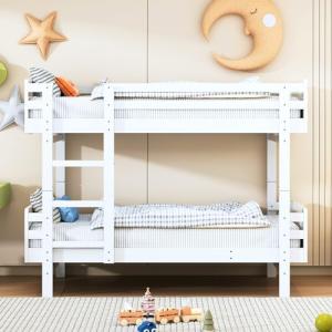 NNJN Litera para cama infantil, marco de cama de madera mac…