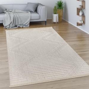 Paco Home Alfombra Salon De Habitacion Pelo Corto Motivo Bo…