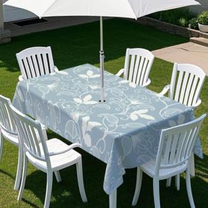 Chickwin Mantel Rectangular Impermeable Exterior con Agujer…