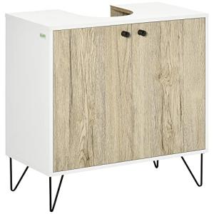 kleankin Mueble para Debajo del Lavabo de Madera Armario Ba…