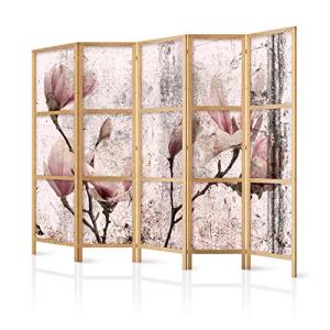 murando - Biombo XXL Flores Magnolia 225x171 cm 5 Paneles L…
