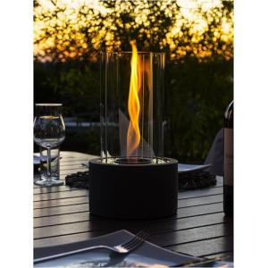 Firell Chimenea de mesa de bioetanol con llama de tornado d…