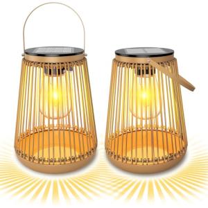 KagoLing Farolas Solares Exterior, 2 Piezas Luz Solar Colga…