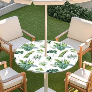 Chickwin Mantel Redondo Impermeable Exteriores con Agujero…