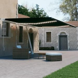 IKAYAA Toldo Motorizado 600 x 300 cm con LED, Toldo Eléctri…