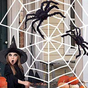 NC Halloween Decoracion, Tela de Araña Halloween, Kit Decor…