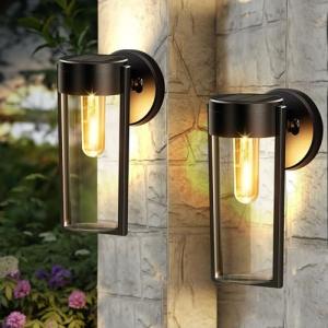 Aplique Solar Exterior,2 Piezas Aplique Led Exterior De,Led…