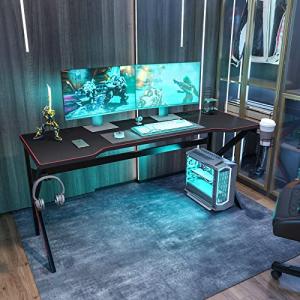 sogesfurniture Mesa de Juegos para PC 160 x 60cm Mesa Escri…