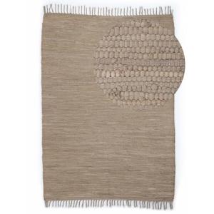 CarpetFine Alfombra de Tejido Plano Kilim Chindi Uni Topo 1…
