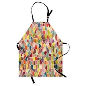 ABAKUHAUS Vistoso Delantal de Cocina, Motley Mosaico retro,…