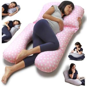 Niimo Cojín Embarazada en Forma de U - Almohada Embarazada…