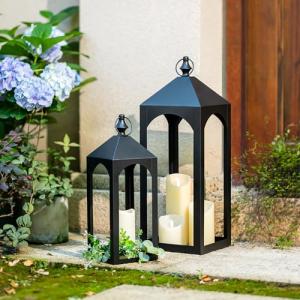 Staymoment Farolillos para exteriores Grande: Juego de 2 po…