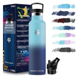 Grsta Botella Agua Acero Inoxidable - 1L - Botella Termica…