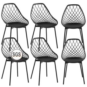 Buyburoom - Silla para comedor, juego de 6, silla escandina…