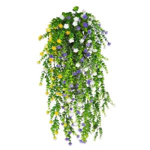 milaosk 3 Piezas Flores Artificiales en Pared, Plantas Colg…