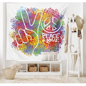 ABAKUHAUS Hippie Tapiz de Pared y Cubrecama Suave, El Pacif…