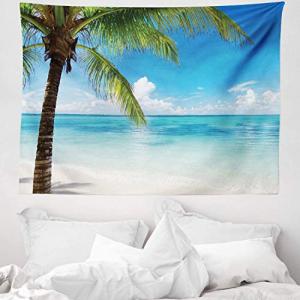 ABAKUHAUS Océano Tapiz de Pared y Cubrecama Suave, Playa Ex…