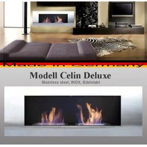 Gel y etanol Chimenea modelo Celin Deluxe Acero inoxidable