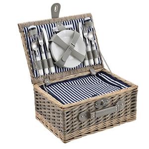 Cesta de pícnic para 4 Personas - Set de pícnic con Nevera,…