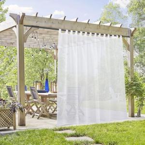PONY DANCE Cortina de Exterior para Pergolas de Jardin Cort…
