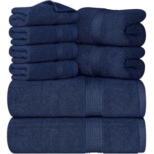 Utopia Towels Juego de Toallas de 8 Piezas: 2 Toallas de ba…