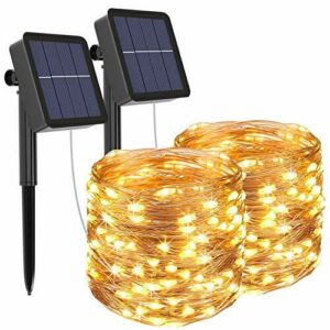 [2 Pack] Guirnaldas Luces Exterior Solar, Litogo Luces Led…