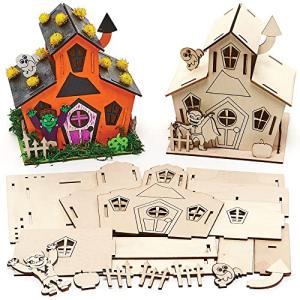 Baker Ross FX184 Kit de Casa Encantada de Madera - Decoraci…