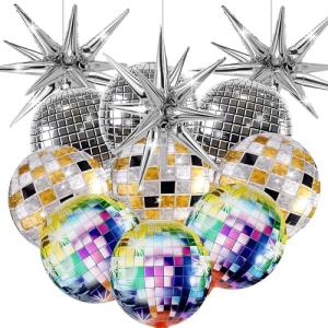 Discoteca Globos, 12 Piezas Globos de Fiesta Disco, Globos…
