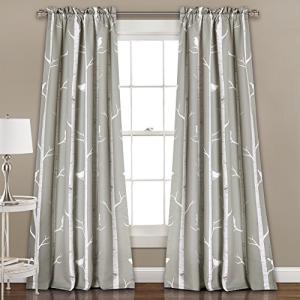 Lush Decor Bird on The Tree Juego de Cortinas de oscurecimi…