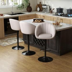 Youhauchair Taburetes Altos de Cocina Juego de 3, Taburete…