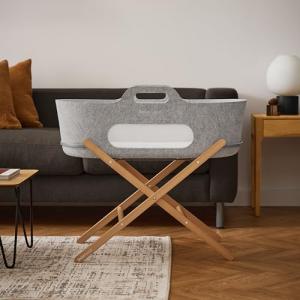 Snuz Baskit, moisés con colchón y Soporte, Juego de moisés…