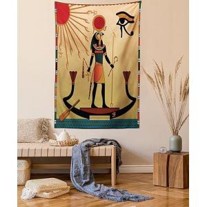 ABAKUHAUS egipcio Tapiz, Diseño Ojo y temático Barco, Decor…