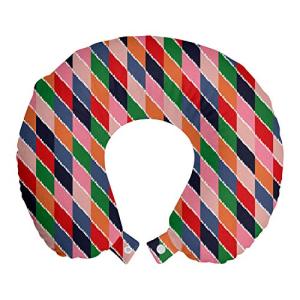 ABAKUHAUS Geométrico Cojín de Viaje para Soporte de Cuello,…
