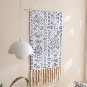 BMIDRUT Tapiz de macramé tejido para colgar en la pared, de…
