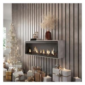 SKRAUT HOME | Chimenea eléctrica LED | Sin Calor | 107x38x2…