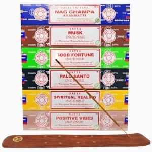 Incienso Nag Champa (Pack 72 Sticks   Porta Incienso): Palo…