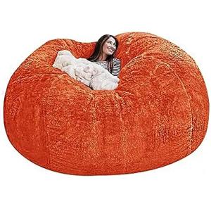 NIBHZ Bean Bag Chairs, Bean Bag Chair Gigante, Soft Faux Fu…
