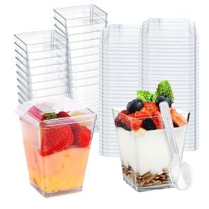 REFORUNG 50PZ Mini Tazas de Postre 5oz/160ml - Vasos Aperit…