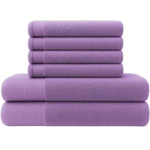 NOVOTEXTIL Toallas Baño – Juego de 2 Toallas Ducha 70x140 y…