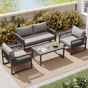 Jtyca Muebles Jardin Exterior, Conjunto Mesa y Sillas con E…