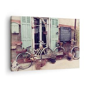 ARTTOR Lienzos decorativos Bicicletas Vintage Vivienda Cuad…