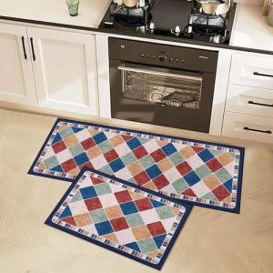 LY4U Conjuntos de Alfombrillas de Cocina Antideslizantes La…