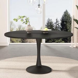 sogesfurniture Mesa de comedor extensible ovalada moderna p…