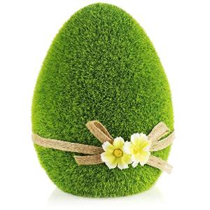 com-four® Figura Decorativa Huevo de Pascua con Lazo - Figu…