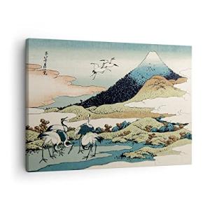 ARTTOR Lienzos decorativos Japón Grullas Imagen Cuadro Sobr…