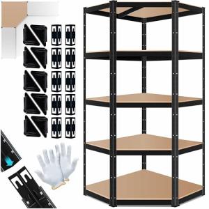 KESSER® Estantería esquinera para Cargas Pesadas, para sóta…